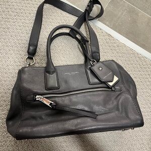 Dark Grey Leather Marc Jacobs Bag